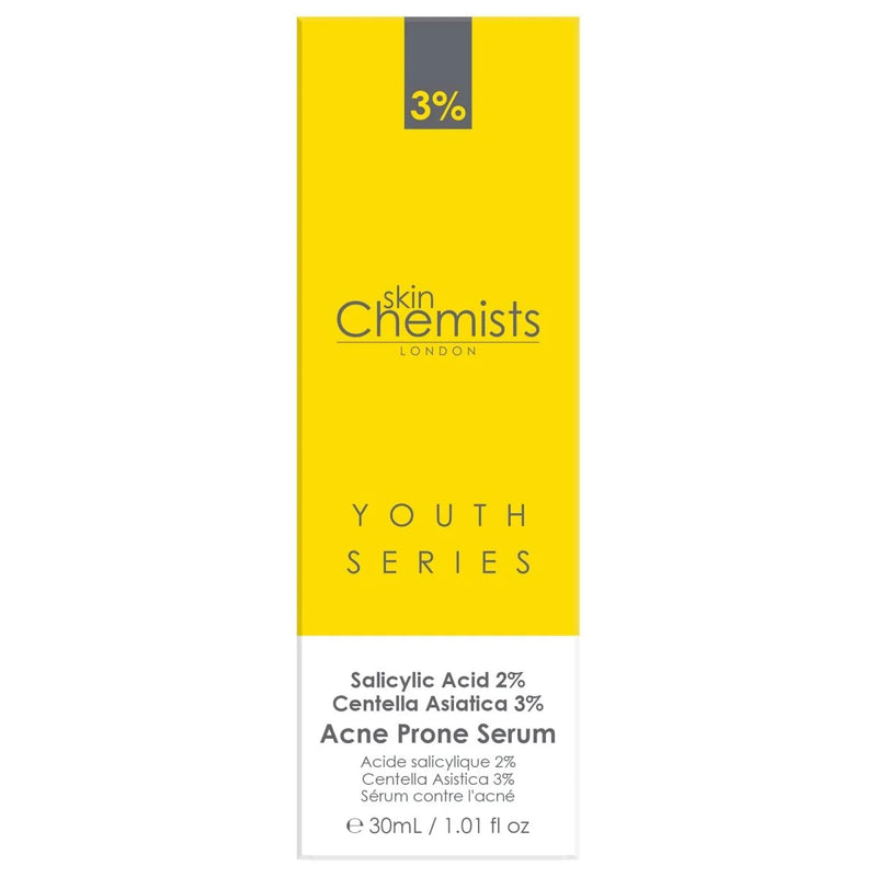 skinChemists Acne Prone Serum Salicylic Acid 2%, Centella Asiatica 3% 30ML